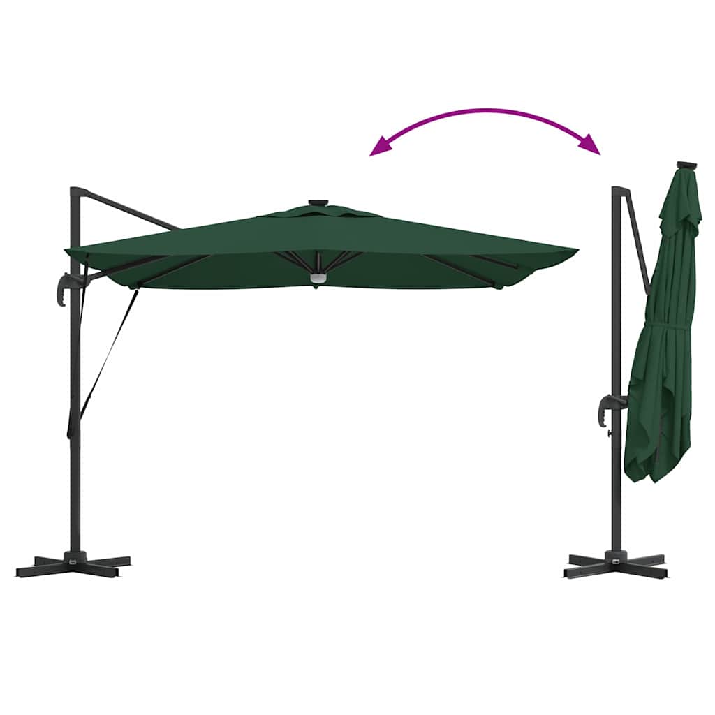 Roma Parasol Groen 286 x 284 x 270 cm Aluminium en Polyester image 13