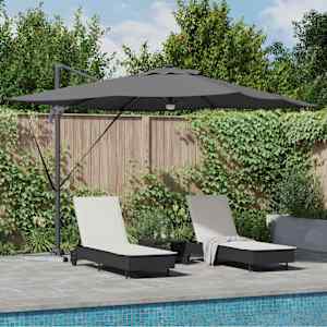 Roma Parasol Antracit 286 x 284 x 270 cm Hliník a polyester - obrázek 1