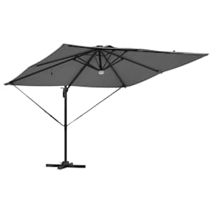 Roma Parasol Antracit 286 x 284 x 270 cm Hliník a polyester - obrázek 5