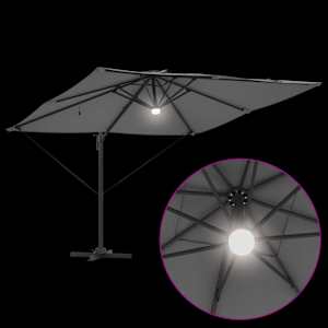 Roma Parasol Antracit 286 x 284 x 270 cm Hliník a polyester - obrázek 11