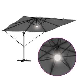 Roma Parasol Antracit 286 x 284 x 270 cm Hliník a polyester - obrázek 12