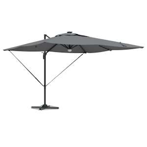 Roma Parasol Antracit 286 x 284 x 270 cm Hliník a polyester - obrázek 3
