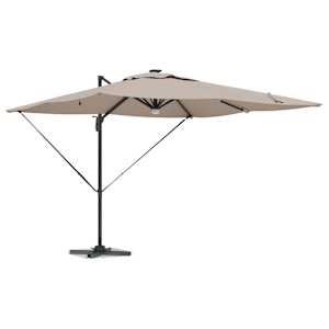 Roma Parasol Taupe 286 x 284 x 270 cm Hliník a polyester - obrázek 3