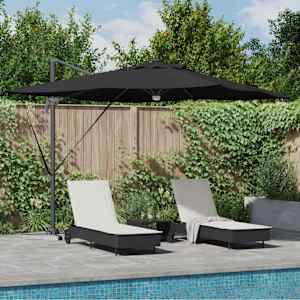 Roma Parasol Černá 286 x 284 x 270 cm Hliník a polyester - obrázek 1