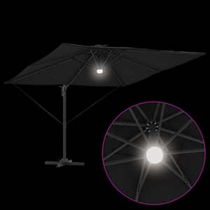 Roma Parasol Černá 286 x 284 x 270 cm Hliník a polyester - obrázek 11