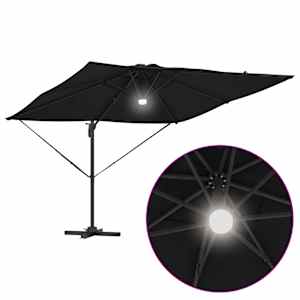 Roma Parasol Černá 286 x 284 x 270 cm Hliník a polyester - obrázek 12
