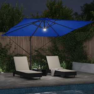 Roma Parasol Modrá 286 x 284 x 270 cm Hliník a polyester - obrázek 4