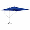 vidaXL Roma parapli Sinine 286 x 284 x 270 cm Alumiinium ja pol&uuml;ester