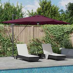Roma Parasol Červená 286 x 284 x 270 cm Hliník a polyester - obrázek 1