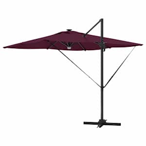 Roma Parasol Červená 286 x 284 x 270 cm Hliník a polyester - obrázek 8
