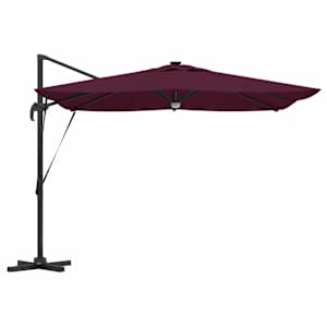Roma Parasol Červená 286 x 284 x 270 cm Hliník a polyester - obrázek 7