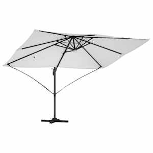 Slunečník Písková 351 x 250 x 253 cm Polyester a hliník - obrázek 5