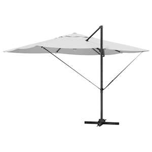 Slunečník Písková 351 x 250 x 253 cm Polyester a hliník - obrázek 8