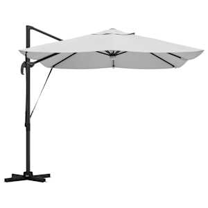 Slunečník Písková 351 x 250 x 253 cm Polyester a hliník - obrázek 7
