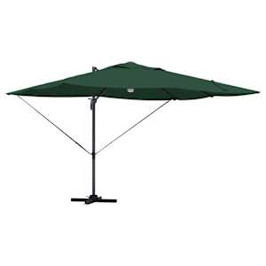 vidaXL P&auml;ikesevari Roheline 351 x 250 x 253 cm Pol&uuml;ester ja alumiinium