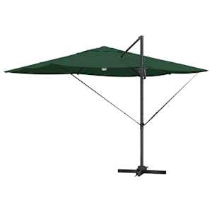 Slunečník Zelená 351 x 250 x 253 cm Polyester a hliník - obrázek 8