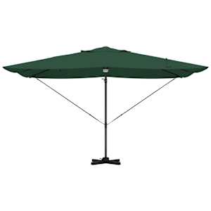 Slunečník Zelená 351 x 250 x 253 cm Polyester a hliník - obrázek 6