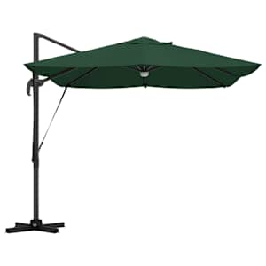 Slunečník Zelená 351 x 250 x 253 cm Polyester a hliník - obrázek 7
