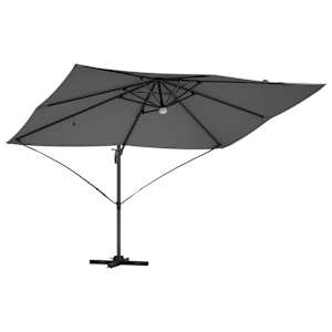 Slunečník Antracit 351 x 250 x 253 cm Polyester a hliník - obrázek 5