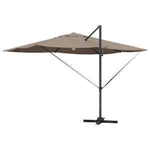 Slunečník Taupe 351 x 250 x 253 cm Polyester a hliník - obrázek 8