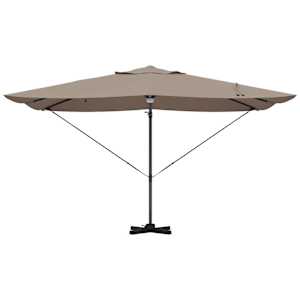 Slunečník Taupe 351 x 250 x 253 cm Polyester a hliník - obrázek 6