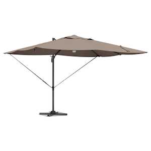Slunečník Taupe 351 x 250 x 253 cm Polyester a hliník - obrázek 3