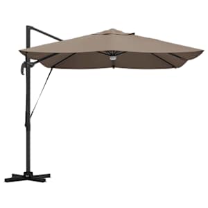 Slunečník Taupe 351 x 250 x 253 cm Polyester a hliník - obrázek 7