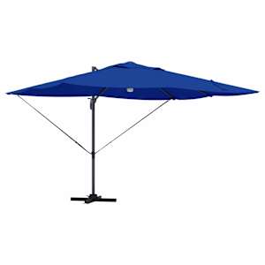 vidaXL P&auml;ikesevari 351 x 250 x 253 cm Pol&uuml;ester ja alumiinium Azurblau
