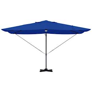 Slunečník 351 x 250 x 253 cm Polyester a hliník Azurblau - obrázek 6