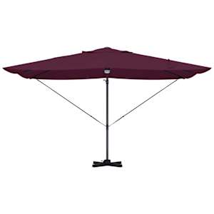 Slunečník Bordeaux červená 351 x 250 x 253 cm - obrázek 6