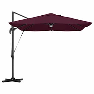 Slunečník Bordeaux červená 351 x 250 x 253 cm - obrázek 7
