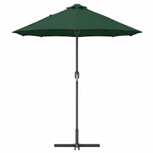 Zahradní slunečník Zelená 370 x 197 x 239 cm Polyester a hliník - obrázek 6