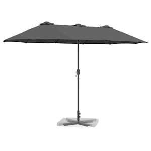 Zahradní slunečník Antracit 370 x 197 x 239 cm - obrázek 3