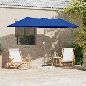 Vrtni dežnik Azur modra 370 x 197 x 239 cm