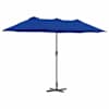 vidaXL Aedapara 370 x 197 x 239 cm Pol&uuml;ester ja alumiinium Azurblau