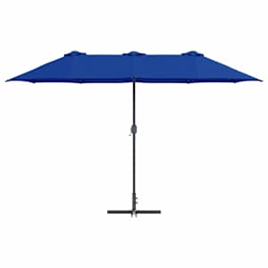 Zahradní slunečník 370 x 197 x 239 cm Polyester a hliník - obrázek 5