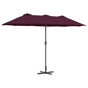 vidaXL Aedapara 370 x 197 x 239 cm Pol&uuml;ester ja alumiinium
