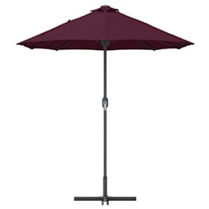 Zahradní slunečník Bordeaux červená 370 x 197 x 239 cm - obrázek 6