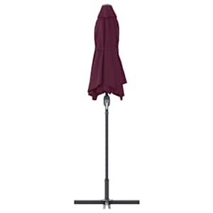 Zahradní slunečník Bordeaux červená 370 x 197 x 239 cm - obrázek 7