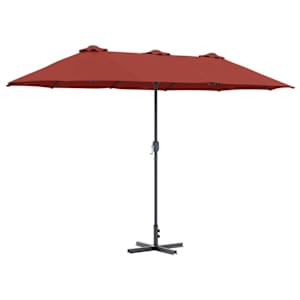 vidaXL Aedapara 370 x 197 x 239 cm Pol&uuml;ester ja alumiinium Terrakota