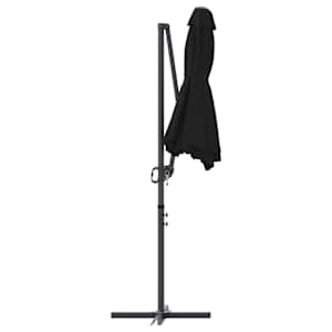 Slunečník Černá 372 x 198 x 243 cm Polyester a hliník - obrázek 7