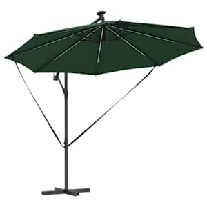 Slunečník Zelená 294 x 294 x 248 cm Polyester a hliník - obrázek 5