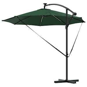 Slunečník Zelená 294 x 294 x 248 cm Polyester a hliník - obrázek 8
