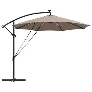 Slunečník Taupe 294 x 294 x 248 cm Polyester a hliník - obrázek 7