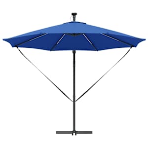 Slunečník 294 x 294 x 248 cm Polyester a hliník Azurblau - obrázek 6