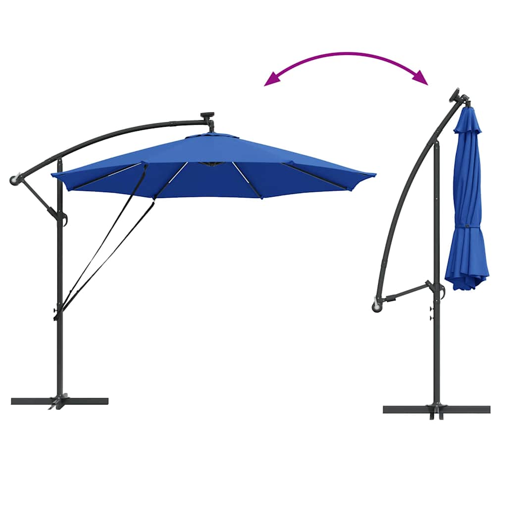 Cantilever Banana Parasol azuurblauw 294 x 294 x 248 cm image 13