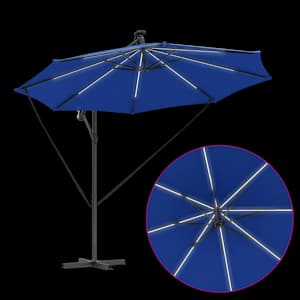 Slunečník 294 x 294 x 248 cm Polyester a hliník Azurblau - obrázek 11