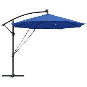 Slunečník 294 x 294 x 248 cm Polyester a hliník Azurblau - obrázek 7