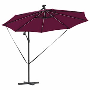 Slunečník Bordeaux červená 294 x 294 x 248 cm - obrázek 5