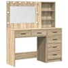 vidaXL Riietumislaud 2 tk Pruun 78.5 x 41 x 135 cm Tehispuit